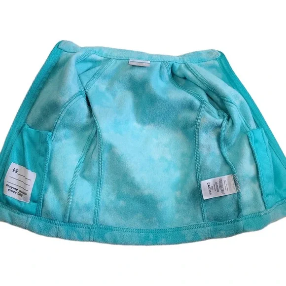 Columbia Full‎ Zip Fleece Jacket Kids 18-24 Months Aqua Teal Casual - Picture 8 of 10